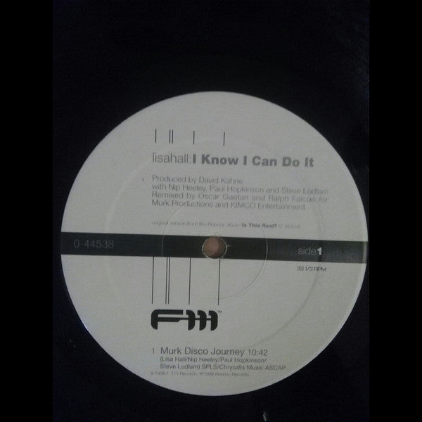Lisahall : I Know I Can Do It / Connection 17 (12")