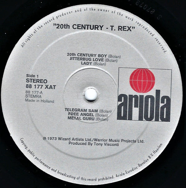 T. Rex : 20th Century (LP, Comp, Gat)