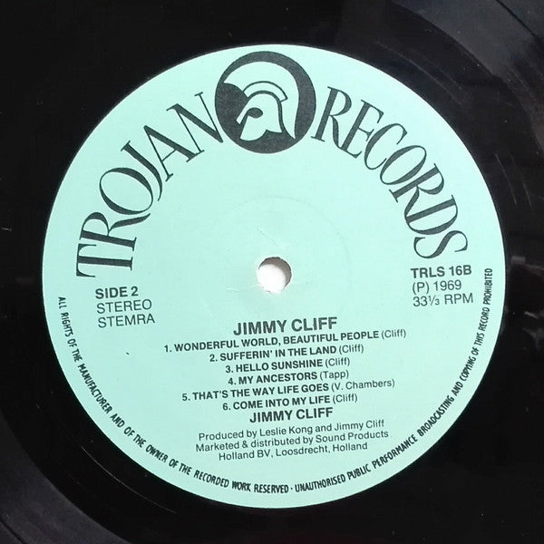 Jimmy Cliff : Jimmy Cliff (LP, Album, RE)