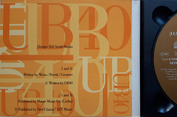 UB40 : (I Can't Help) Falling In Love With You (CD, Single, Dig)