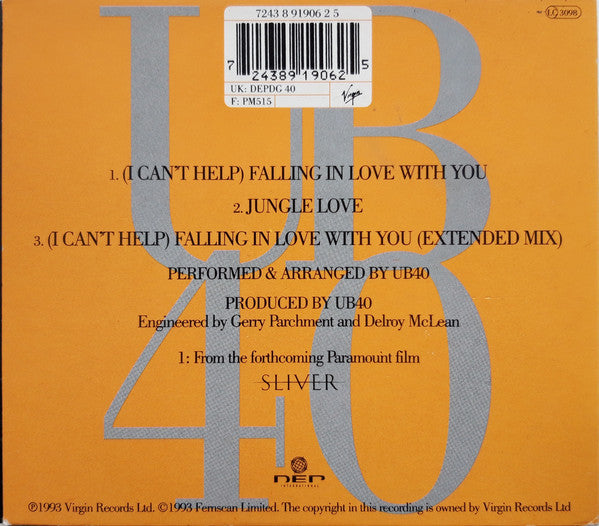 UB40 : (I Can't Help) Falling In Love With You (CD, Single, Dig)