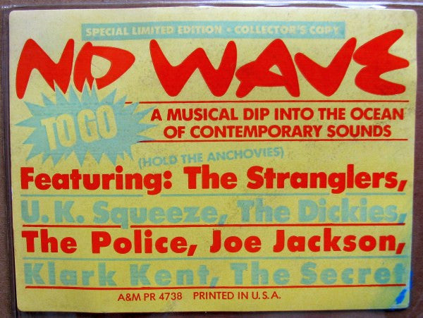 Various : No Wave... To Go (LP, Album, Comp, Ltd, Pic)