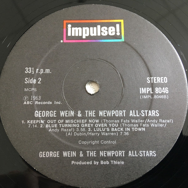 George Wein & The Newport All-Stars : George Wein & The Newport All-Stars (LP, Album)