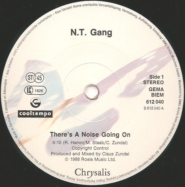 N.T. Gang : There's A Noise Going On (12")