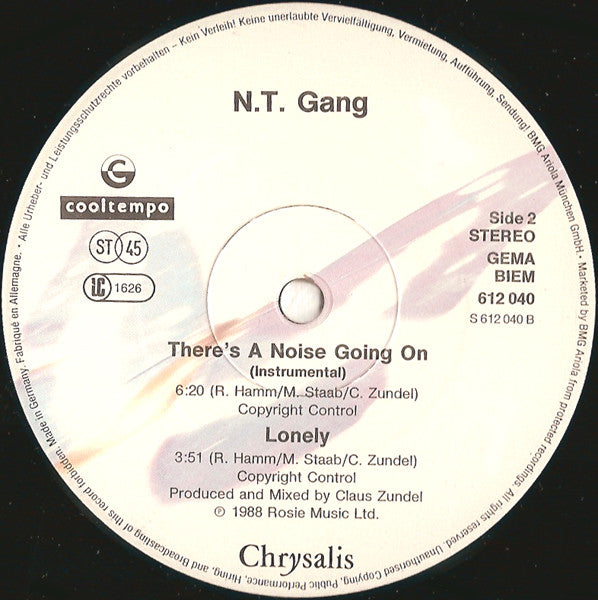 N.T. Gang : There's A Noise Going On (12")