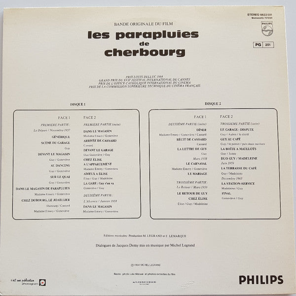 Michel Legrand : Les Parapluies De Cherbourg (2xLP, Album, RE)