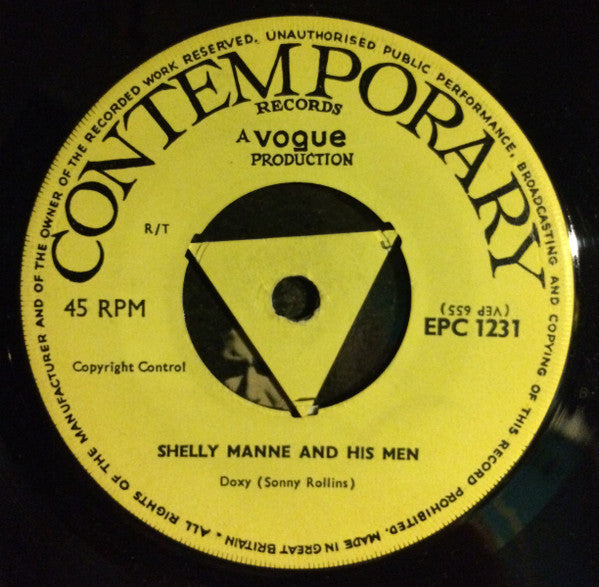 Shelly Manne & His Men : Contemporary Swinging Sounds Vol 4 (7", Single)
