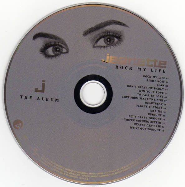 Jeanette Biedermann : Rock My Life (CD, Album + DVD-V)