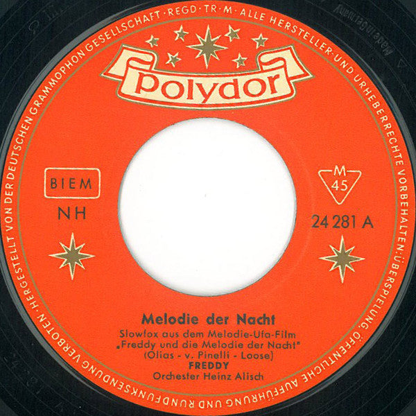 Freddy Quinn : Melodie Der Nacht / Irgendwann Gibt's Ein Wiedersehn (7", Single, Mono)