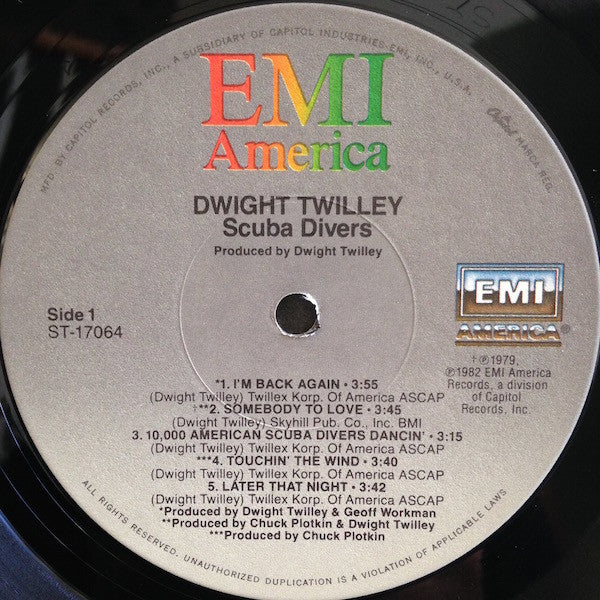 Dwight Twilley : Scuba Divers (LP, Album, Win)