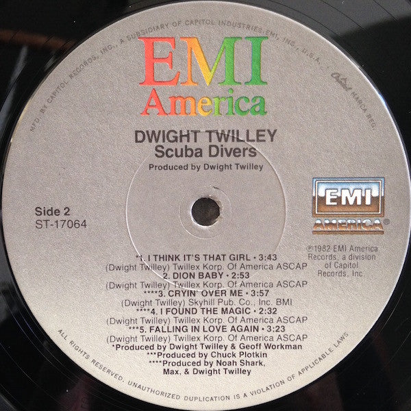 Dwight Twilley : Scuba Divers (LP, Album, Win)