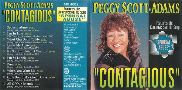Peggy Scott : Contagious (CD, Album)