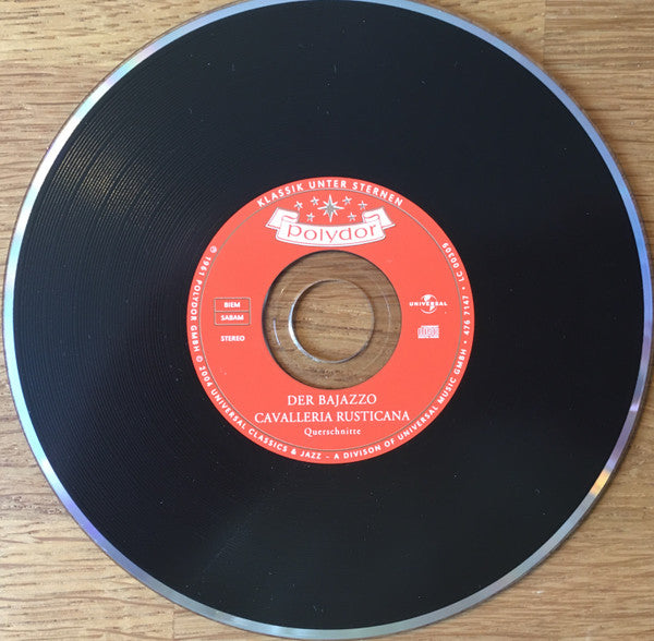 Ruggiero Leoncavallo, Pietro Mascagni - Kölner Rundfunk-Sinfonie-Orchester, Franz Marszalek : Der Bajazzo / Cavalleria Rusticana - Große Opernquerschnitte (CD, RM)