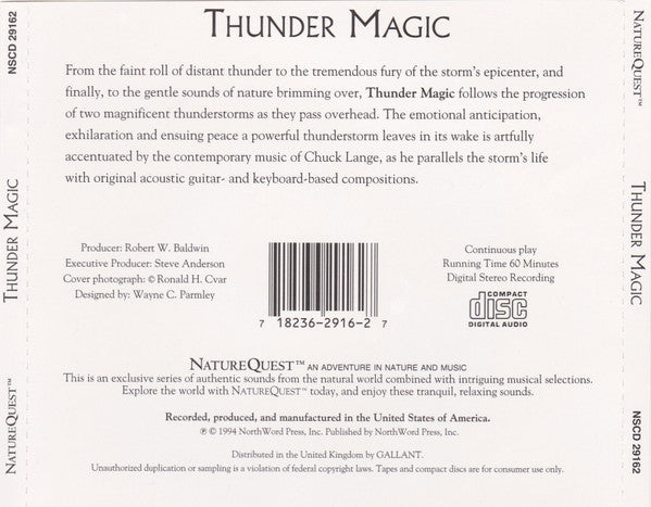 Chuck Lange : Thunder Magic (CD)