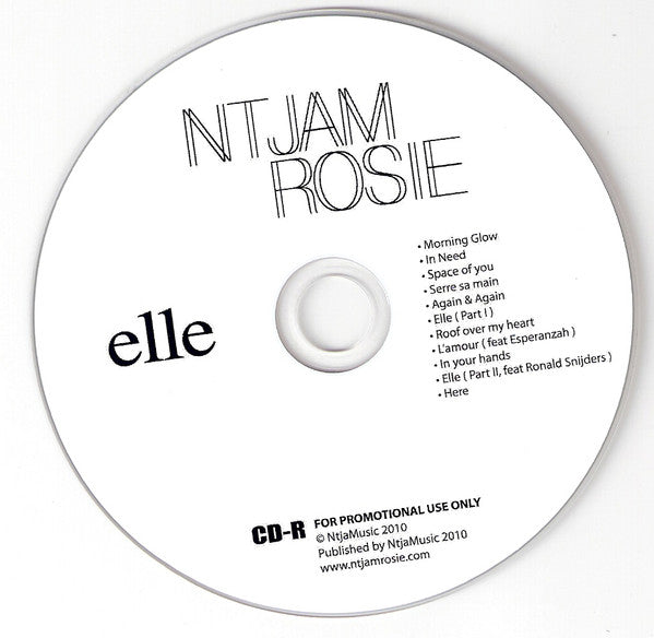 Ntjam Rosie : Elle (CDr, Album, Promo)