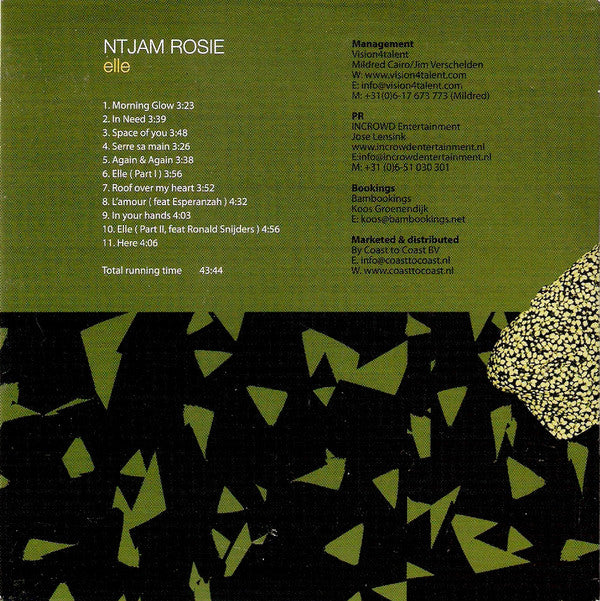 Ntjam Rosie : Elle (CDr, Album, Promo)