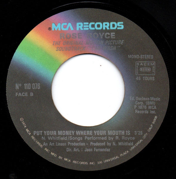 Rose Royce : Car Wash (7")