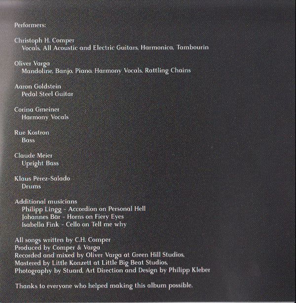 Prinz Grizzley : Come On In (CD, Album)