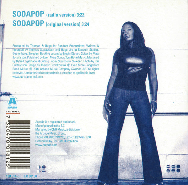 Lutricia McNeal : Sodapop (CD, Single)