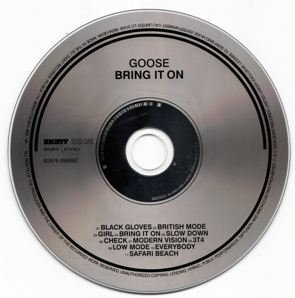 Goose (3) : Bring It On (CD, Album)
