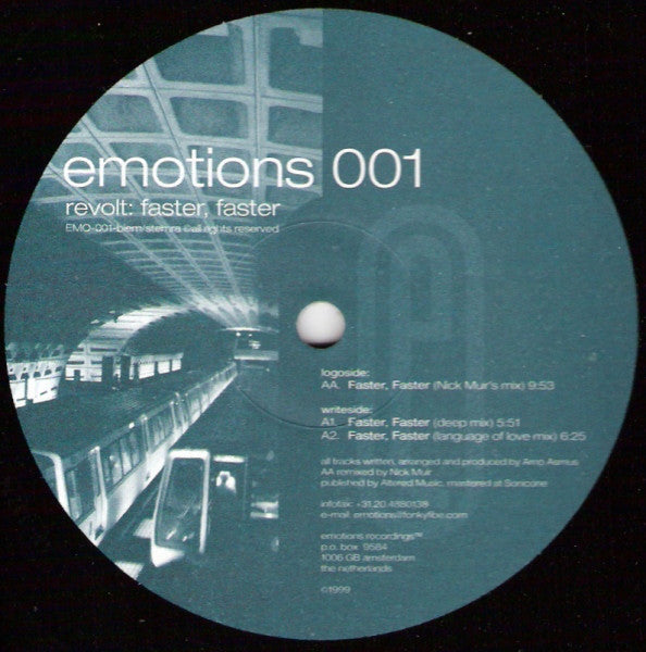 Revolt : Faster, Faster (12")