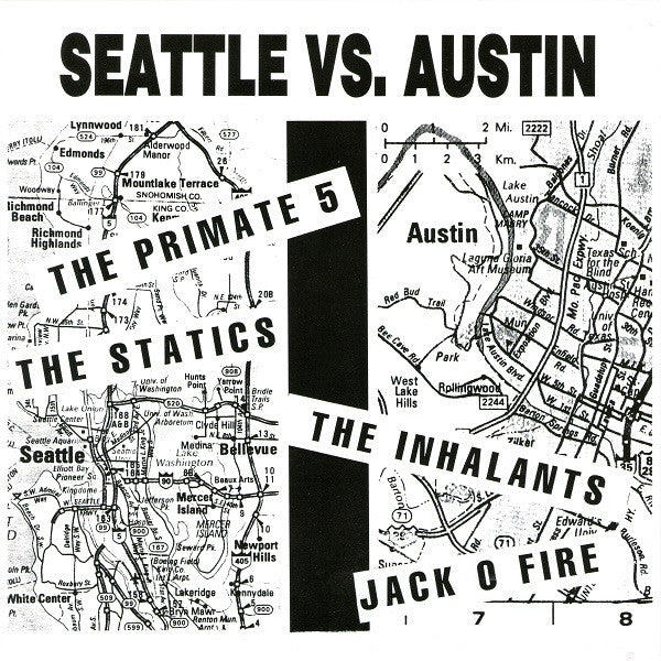 Various : Seattle vs. Austin (7", Comp)