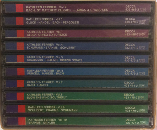 Kathleen Ferrier : Edition (10xCD, Album, Mono + Box, Comp, Sli)