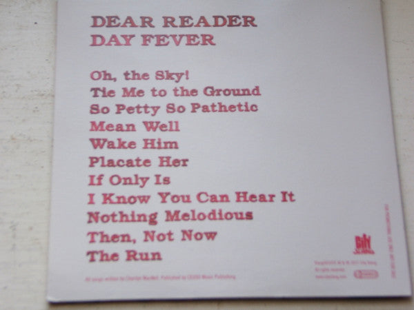 Dear Reader : Day Fever (CD, Album, Promo)