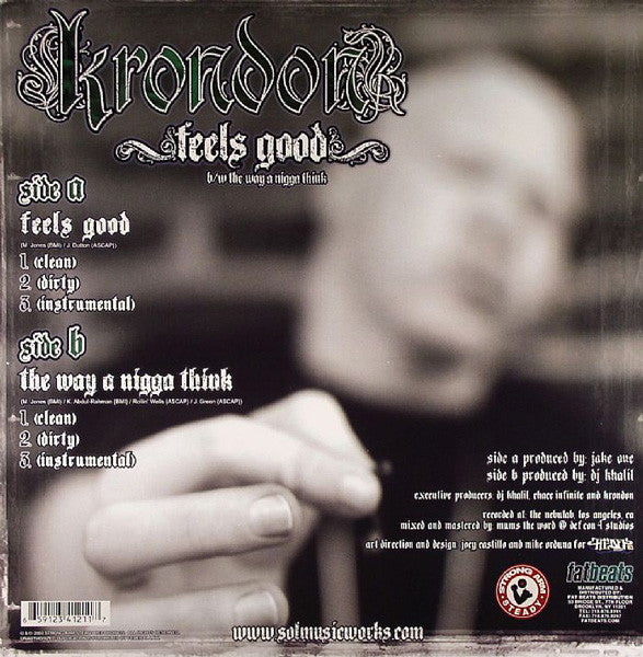 Krondon : Feels Good / The Way A Nigga Think (12")
