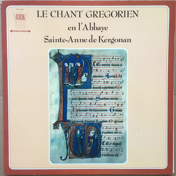 Chœur Des Moines De Kergonan : Le Chant Grégorien En L'Abbaye Sainte-Anne De Kergonan (LP, Ⓐ)