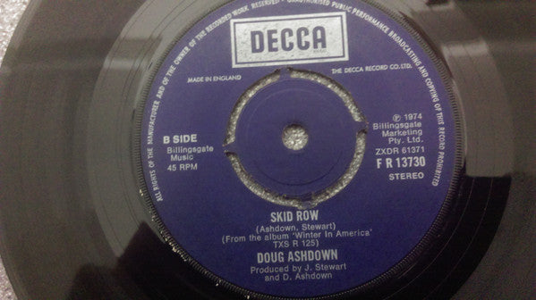 Doug Ashdown : Winter In America (7", Single)