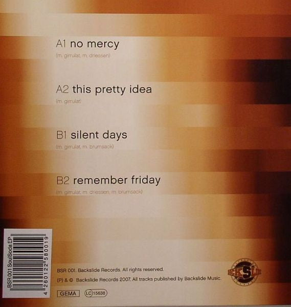 Soul 'N' Soda : Remember Friday E.P. (2x7", EP, Ltd, Gat)