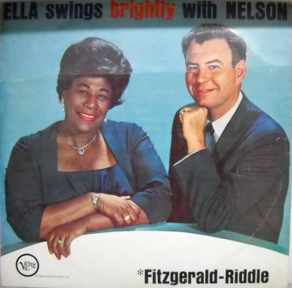 Ella Fitzgerald - Nelson Riddle : Ella Swings Brightly With Nelson (LP, Album, Mono)
