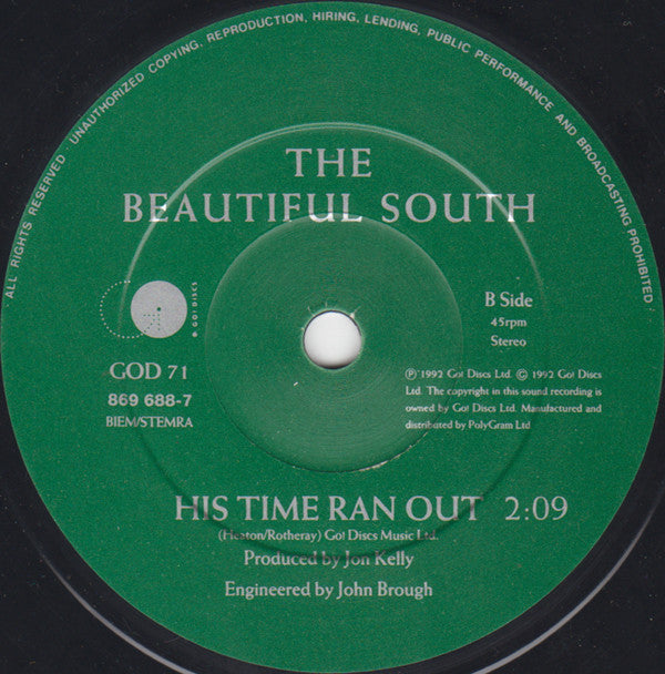 The Beautiful South : We Are Each Other (7", Single, Pap)