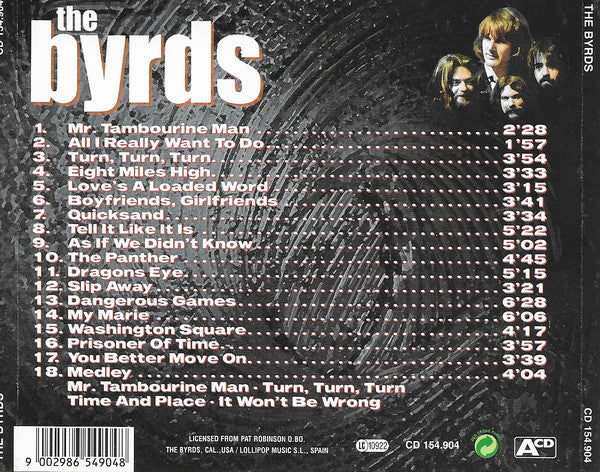 The Byrds : Mr. Tambourine Man (CD, Comp)