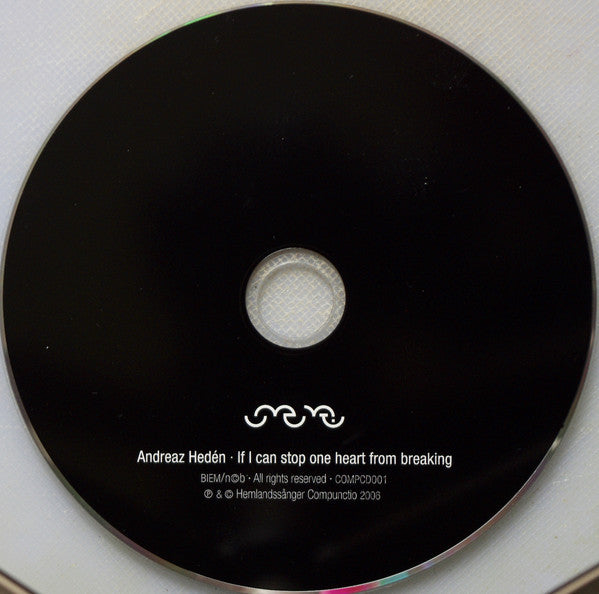 Gösta Rundqvist & Andreaz Hedén : If I Can Stop One Heart From Breaking (2xCD, Album)