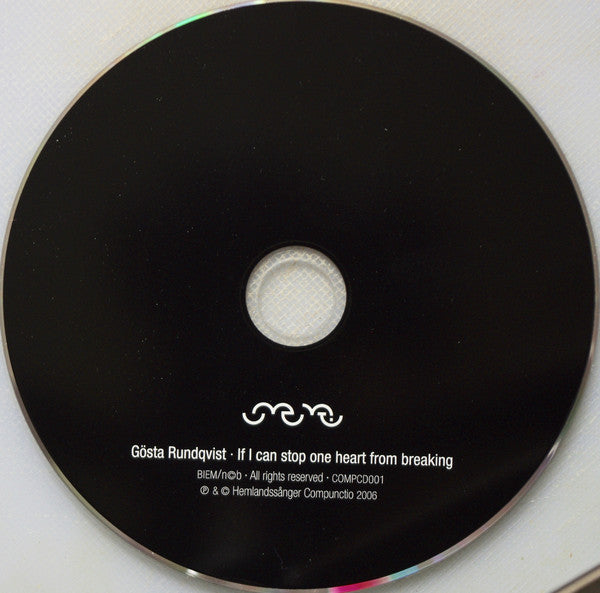 Gösta Rundqvist & Andreaz Hedén : If I Can Stop One Heart From Breaking (2xCD, Album)