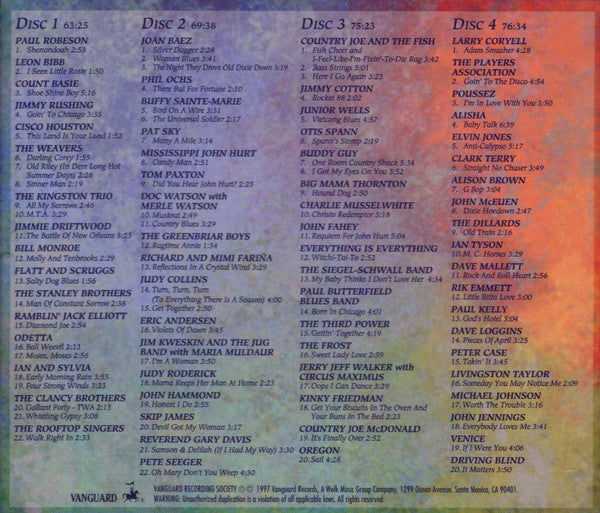 Various : Vanguard Collector's Edition (4xCD, Comp)