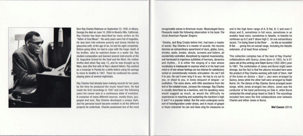 Ray Charles : Genius+Soul = Jazz + The Genius Of Ray Charles (CD, Comp)