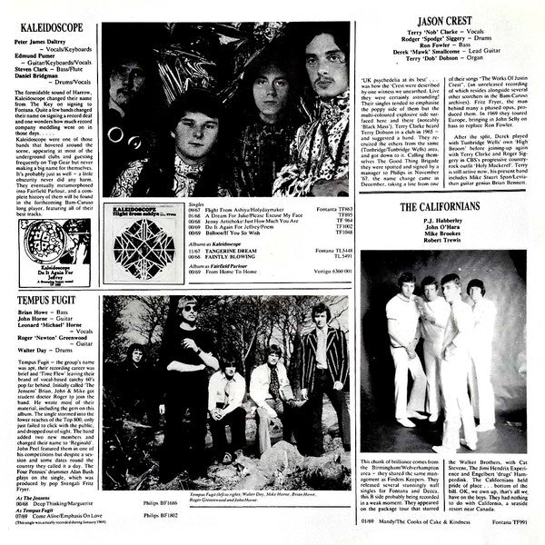 Various : The 49 Minute Technicolour Dream (LP, Comp, RE)