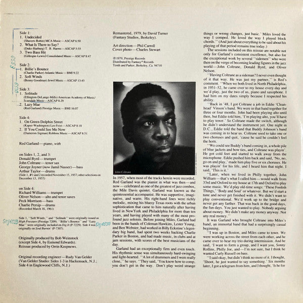 Red Garland : Saying Something (2xLP, Comp, RM)