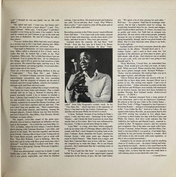 Red Garland : Saying Something (2xLP, Comp, RM)