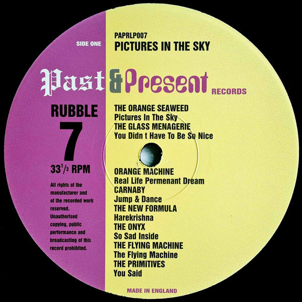 Various : Pictures In The Sky (LP, Comp, RE)