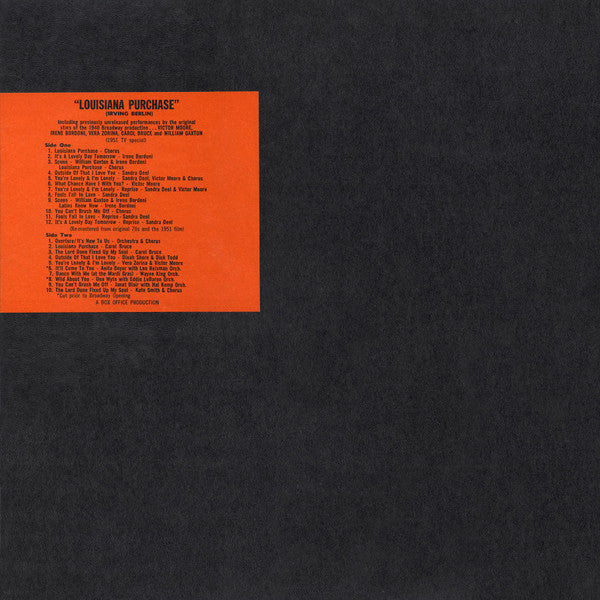 Various : Louisiana Purchase (LP, Album, Comp)