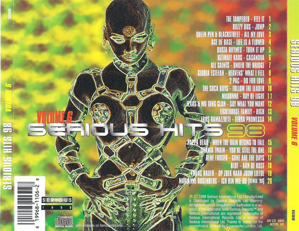 Various : Serious Hits 98 Volume 6 (CD, Comp, Unofficial)