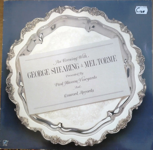 George Shearing And Mel Tormé : An Evening With George Shearing And Mel Tormé (LP, Album)