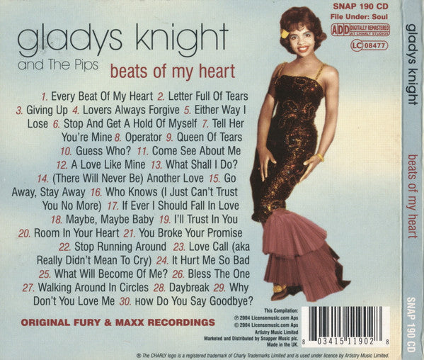 Gladys Knight And The Pips : Beats Of My Heart (CD, Comp)