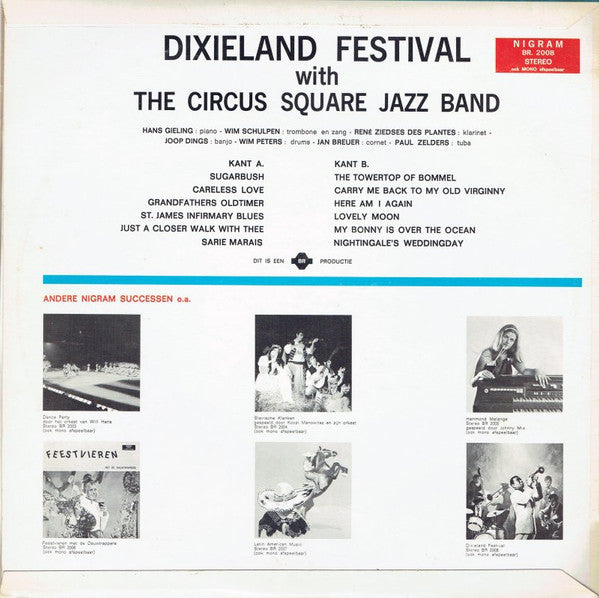 Circus Square Jazz Band : Dixieland Festival With The Circus Square Jazz Band (LP, Album)