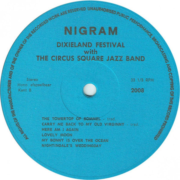 Circus Square Jazz Band : Dixieland Festival With The Circus Square Jazz Band (LP, Album)