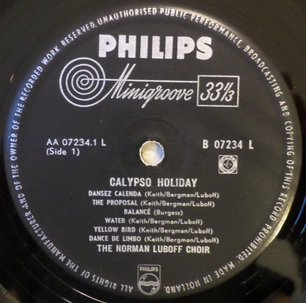 Norman Luboff Choir : Calypso Holiday (LP, Album)